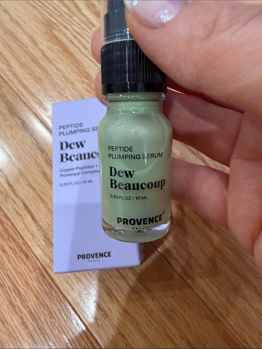 Provence Dew Beaucoup copper peptides plumbing serum deluxe travel size NIB